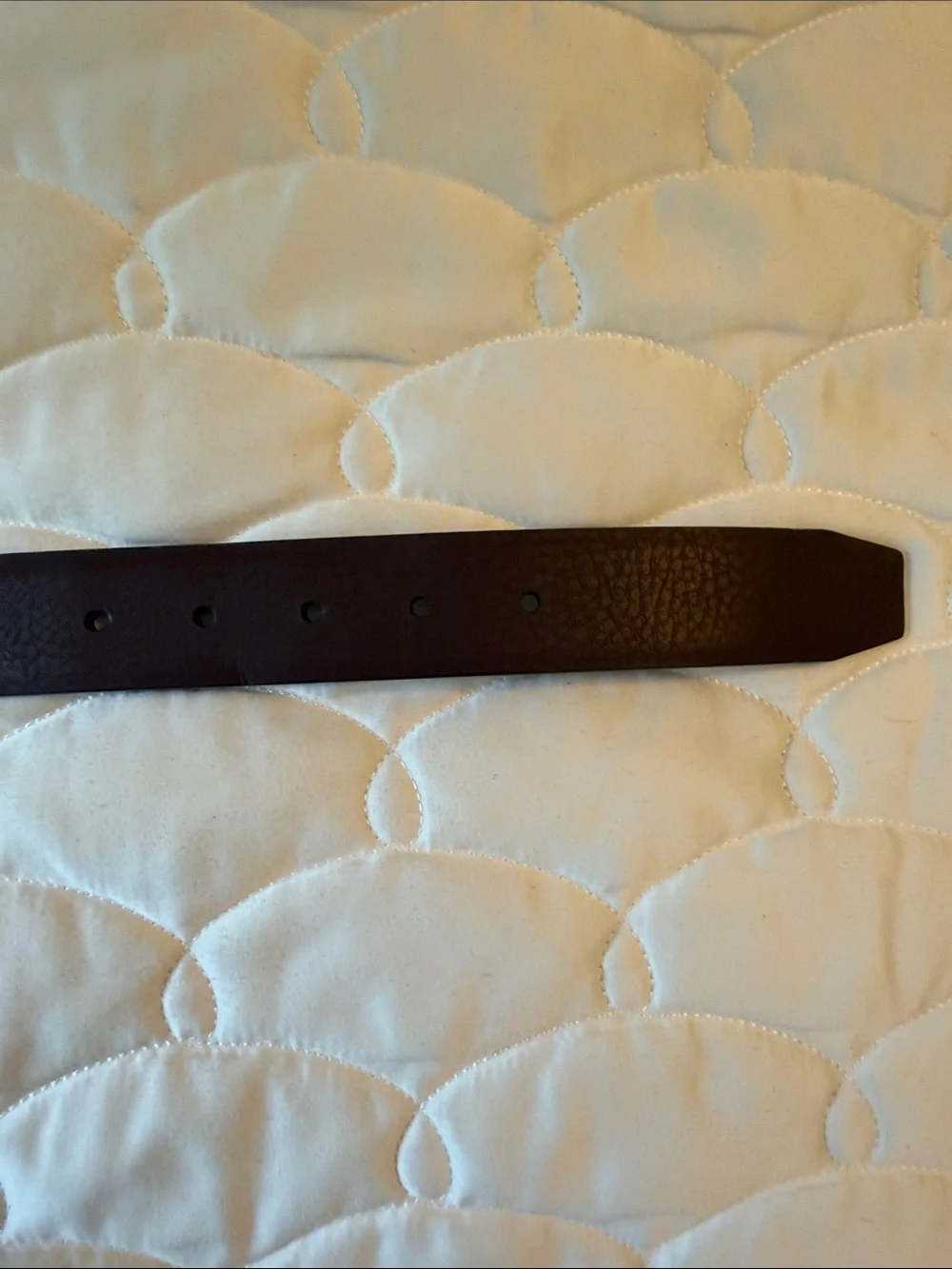 Nike Men's Black Reversible Leather Belt with Matte Buckle